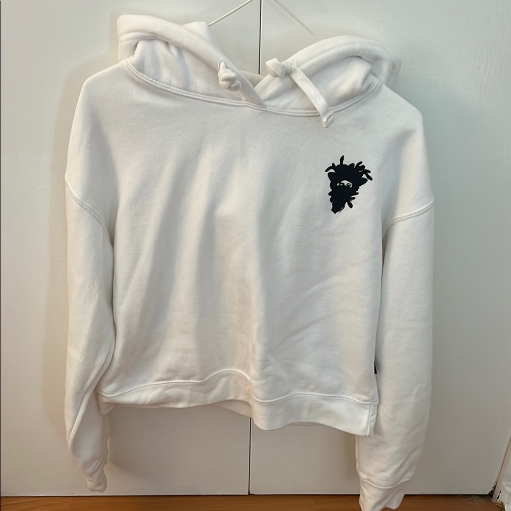 Crooks & Castles Ivory Hoodie with Dark Emblem